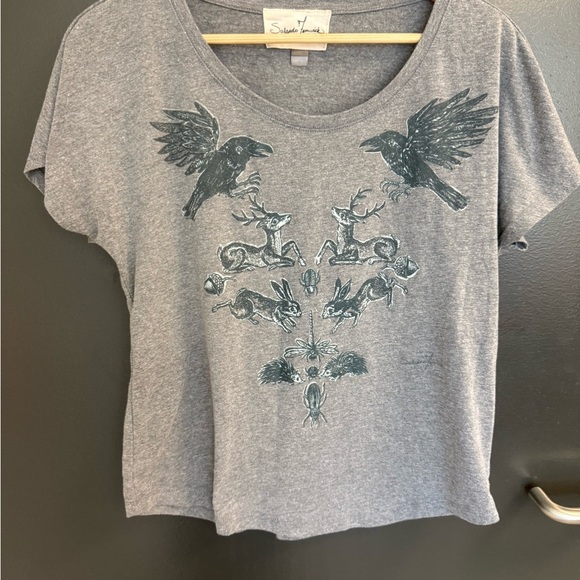 Salgato Fenwick M EUC  Animal Graphic Short Sleeve Tee - Picture 5 of 12